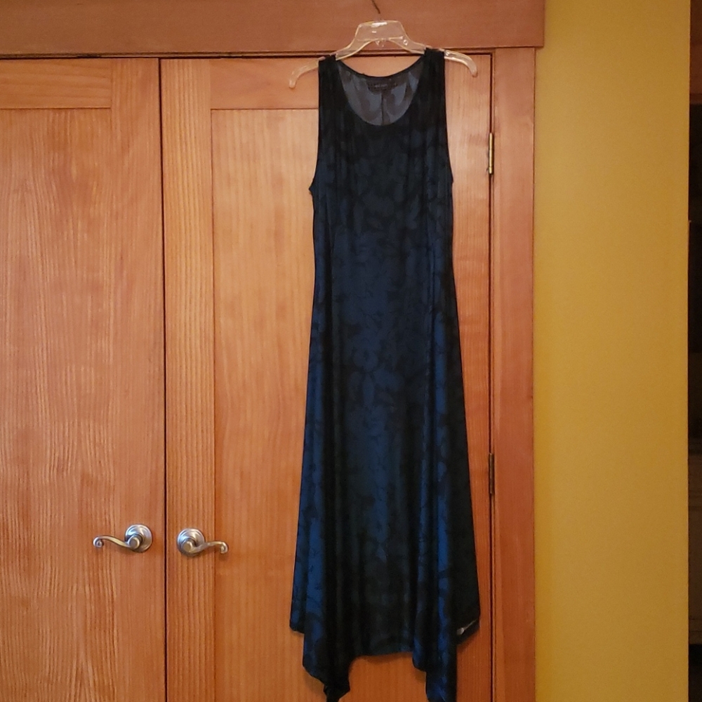 Maxi Dress with Handkerchief Hem